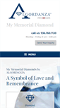 Mobile Screenshot of mymemorialdiamond.com